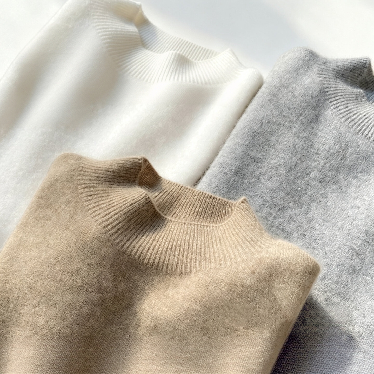 Women's Solid Knit Pullover Sweater Round Neck Slim Fit Warm Top