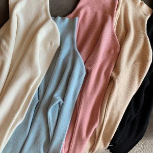 Women's Basic High Neck Stretch Warm Base Layer Top